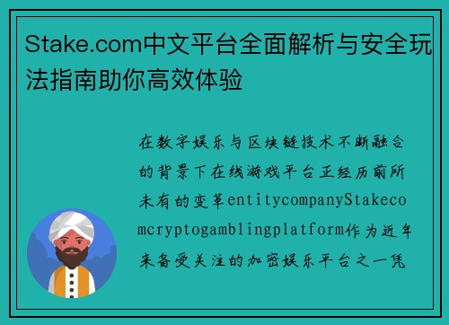 Stake.com中文平台全面解析与安全玩法指南助你高效体验